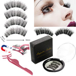 2 pairs of 4 handmade magnet eyelashes
