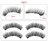 2 pairs of 4 handmade magnet eyelashes