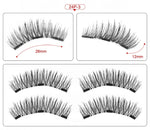 2 pairs of 4 handmade magnet eyelashes
