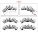2 pairs of 4 handmade magnet eyelashes