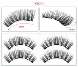 2 pairs of 4 handmade magnet eyelashes