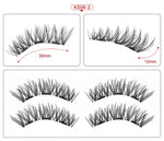2 pairs of 4 handmade magnet eyelashes