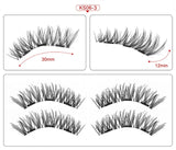 2 pairs of 4 handmade magnet eyelashes
