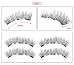 2 pairs of 4 handmade magnet eyelashes
