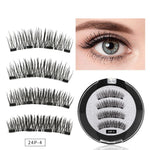 2 pairs of 4 handmade magnet eyelashes