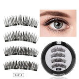 2 pairs of 4 handmade magnet eyelashes