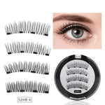 2 pairs of 4 handmade magnet eyelashes