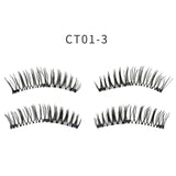 2 pairs of 4 handmade magnet eyelashes