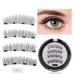 2 pairs of 4 handmade magnet eyelashes