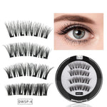 2 pairs of 4 handmade magnet eyelashes