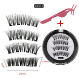 2 pairs of 4 handmade magnet eyelashes