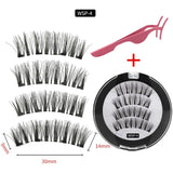 2 pairs of 4 handmade magnet eyelashes