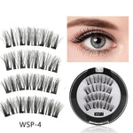 2 pairs of 4 handmade magnet eyelashes