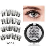 2 pairs of 4 handmade magnet eyelashes