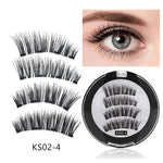 2 pairs of 4 handmade magnet eyelashes