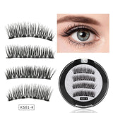 2 pairs of 4 handmade magnet eyelashes